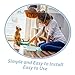 VANZACK Cat Litter Scoop Holder Charming Cat Themed Design for Litter Box Storage Durable Container for Easy Access and Organization Quick Installation for Home Decor