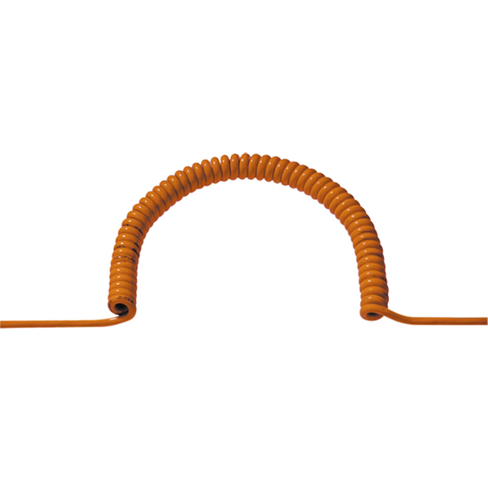 Cordon réversible 3G2,5 orange HO7BQ-F anti-nœud rallonge élastique PUR 1 à 2,5m
