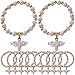 12 Pcs Angel Wing Cross Bracelet Favor for Girl - Baptism Favor / Christening Favor / Bautizo Recuerdos