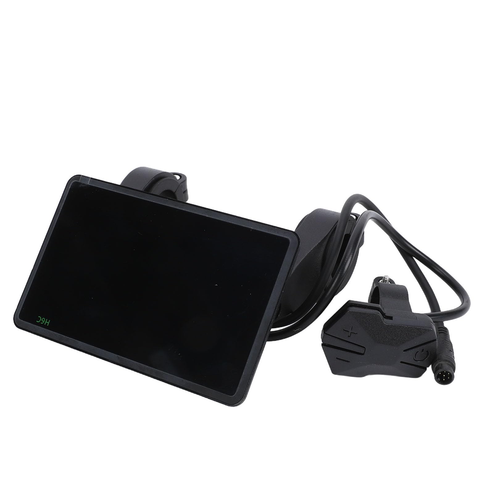 Keenso Display LCD per Bici Elettrica, Misuratore per Scooter Elettrico ABS con Connettore Impermeabile 6P, Schermo Indicatore di velocità della Batteria per Ciclisti e Pendolari in Mountain Bike