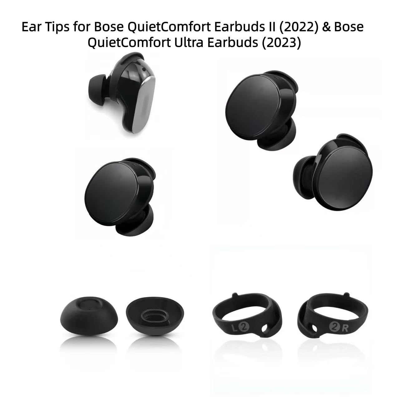 イヤホン bose ear tip kit Amazon.com: 6 Pairs Replacement Ear Tips for Bose QuietComfort