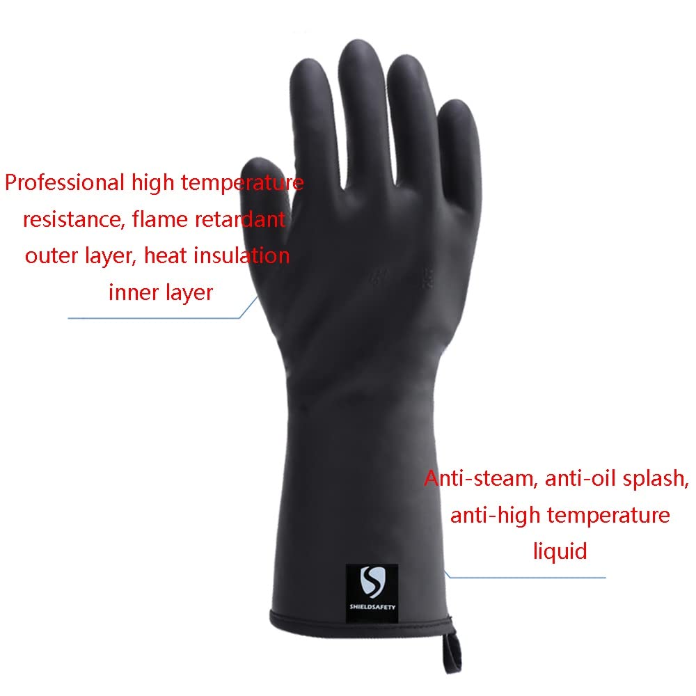 FUFU Manoplas Guantes De Jardinería For Hombres Y Mujeres, 1 Pares De Guantes Resistentes Al Calor, Guantes De Trabajo Resistentes A Los Pinchos, Guantes De Seguridad De La Construcción (Size : M)