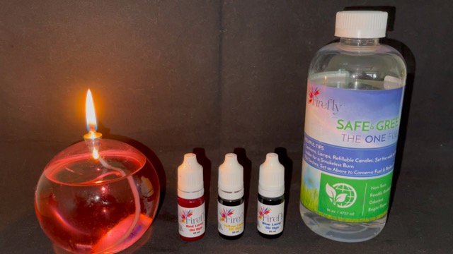 Image of Firefly Fuel - Eco-Friendly Lamp Oil & Tiki Torch Fuel - Clean Burning, Odorless, 1 Gallon