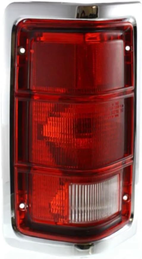 KarParts360 For Dodge Truck Pickup Tail Light Assembly Lens 1987-1993 Pair Driver and Passenger Side For CH2808103 + CH2809103