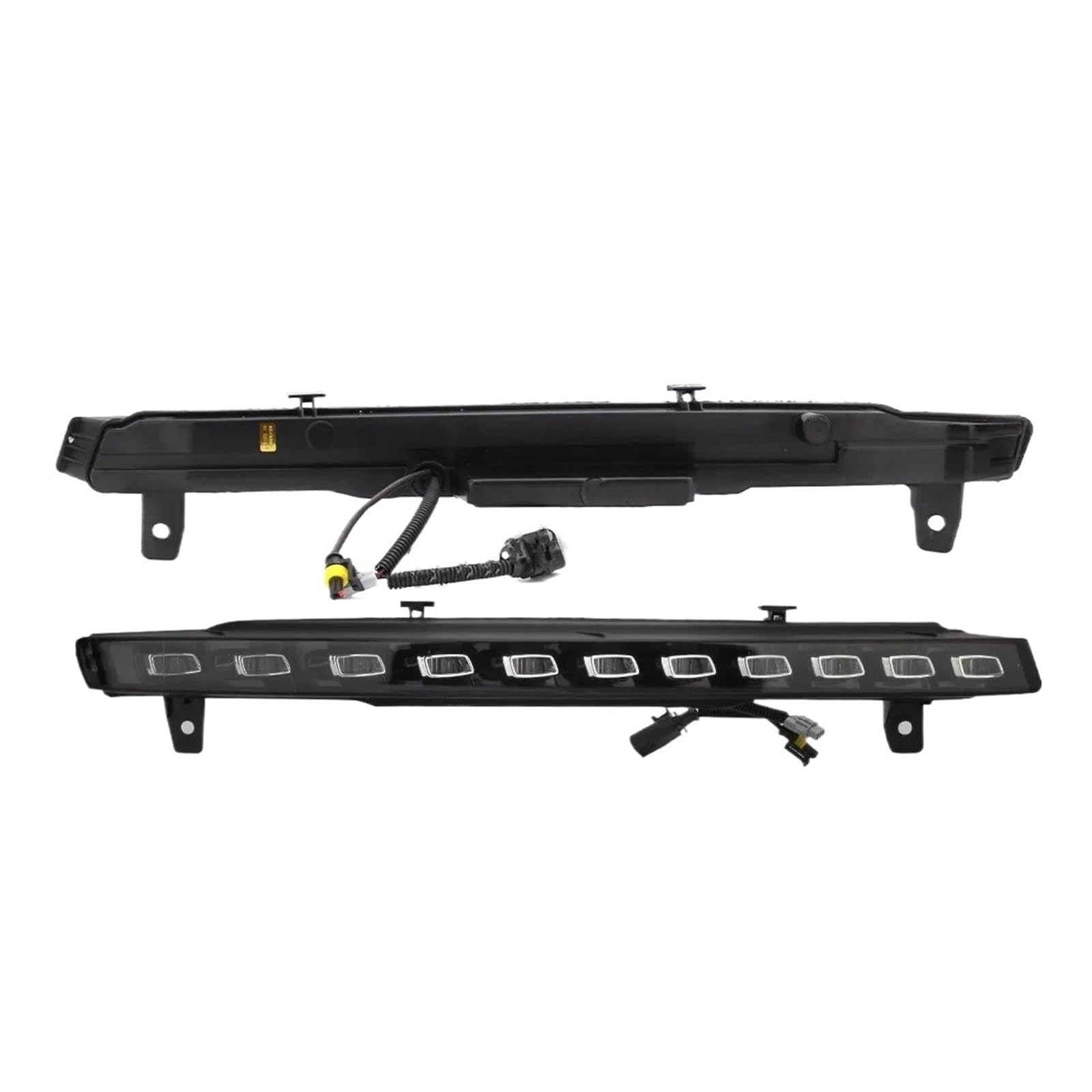 Faro Dell'auto 2PCS LED Daytime Running Light Dynamic Indicatori Direzione Gialli Funzione Car DRL Impermeabile 12V Lampada Fendinebbia Lampadina Per Q7 2010-2015 Fanali