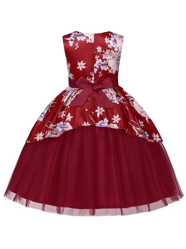 Image of Niren Enterprise Multipatteren Baby Girl's Knee Length Frocks with Digital Prints