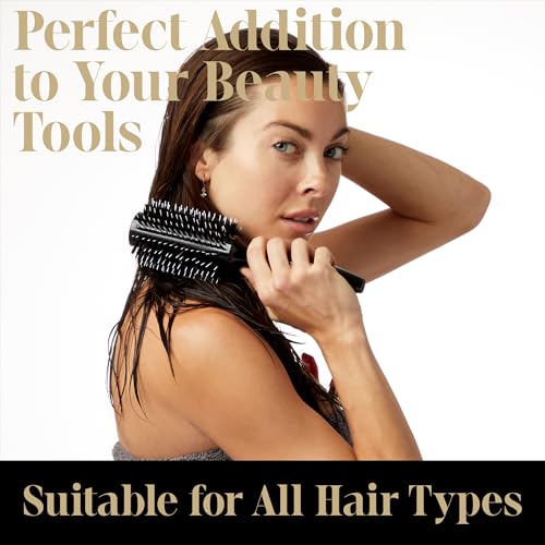 Sally Hershberger Large Round Brush, Premium, Salon-Tested, Volumizing and Smoothing Barrel Hair Brush - Image 4