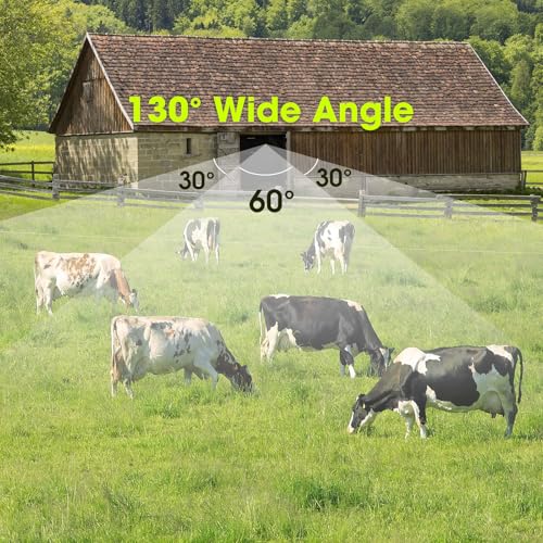 image for Hrivcam Trail Camera 2 Pack 4K 64MP Solar Game Camera with 5000mAh For