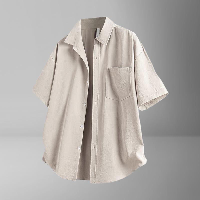 Chemise en soie glacée homme USTZFTBCL confort luxe infroissable - 3