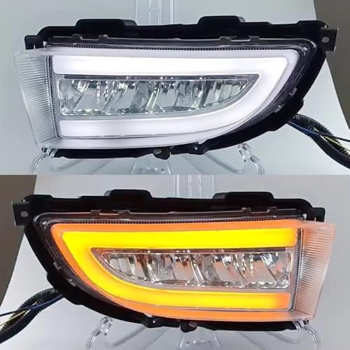 Evita multas con DRL LED Mitsubishi Lancer 2004-2006 luz diurna parachoques 5