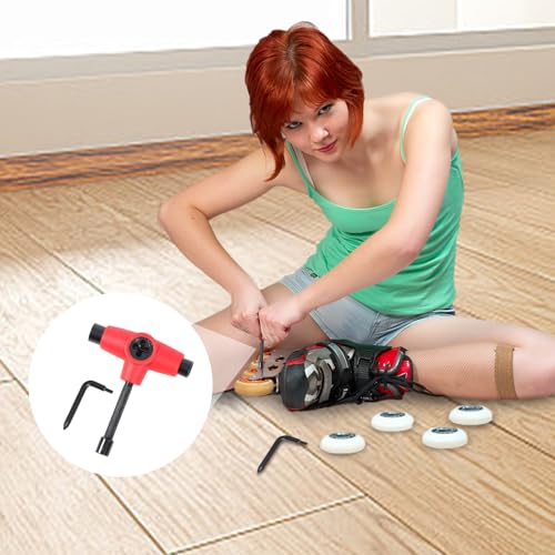 Ferramentas de skate,Ferramenta de skate T - Ferramenta de chave de skate tipo T - Chave de torneira