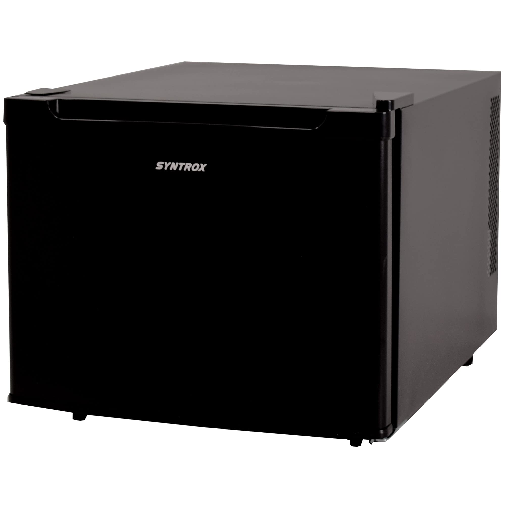 Syntrox 35 Liter Hotelkühlschrank Bunda Minibar & Minikühlschrank Geräuscharm, Vibrationsfrei, 70/130 Watt, schwarz, Automatische Abtaufunktion, Höhenverstellbarer Einschub