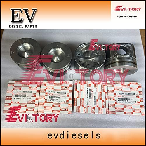 For ISUZU 4HK1T 4HK1-T overhaul kit water oil pump conrod valve gasket liner