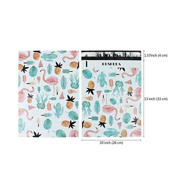 RUSPEPA Poly-Versandtaschen, Weihnachtsdesign, 2,3 mm, strapazierfähig, selbstklebend, 25,4 x 33 cm, 40 Stück – Bild 8