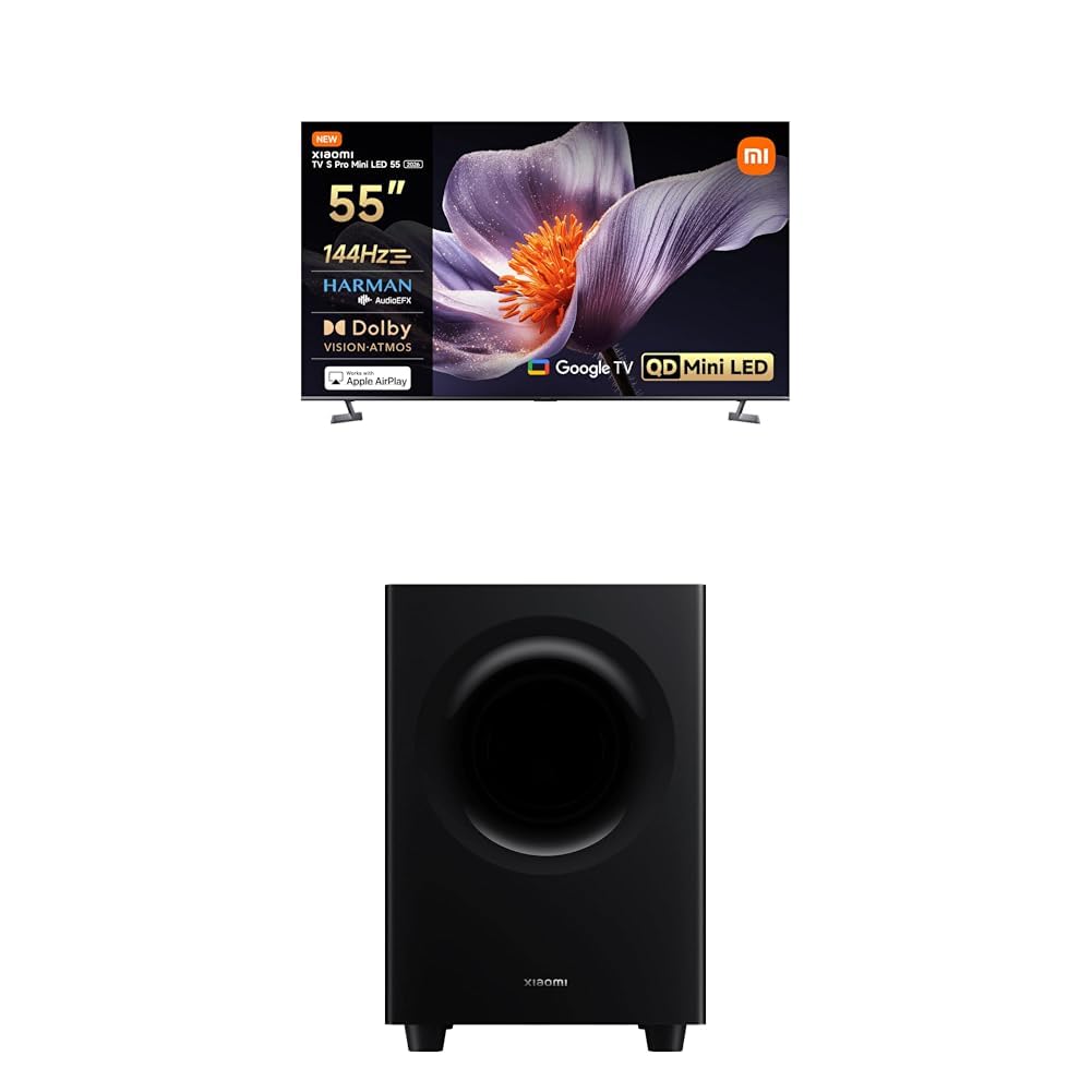 XIAOMI TV MAX 100 2025 & Soundbar Pro 2.0ch Bundle：100" QLED,Google TV, 144Hz,Smart TV,Dolby Vision + Barra 2.0 Canales,Dolby Audio, woofer Integrado,HDMI ARC/Óptico/Coaxial/BT/NFC