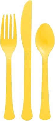 Amscan Premium Value Window Box Cutlery Set, 6