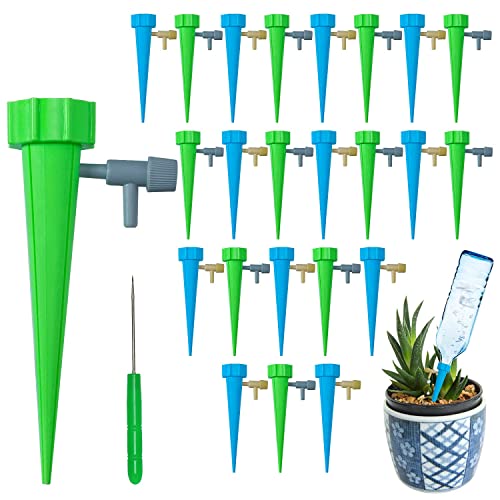Riego Goteo Macetas,24 Piezas Riego Automatico Macetas Riego Por Goteo Para Macetas, Autoriego Para Plantas Macetas, Dispensador Agua Plantas Sistema Riego Automatico Macetas Cover