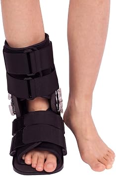 Foot Ankle Fracture Boot Brace, Short Lightweight Support and Protective Walker Boot Injury Ideal for Fractures Post Ligament & Tendon Surgery Ankle Sprains and Achilles Repairs