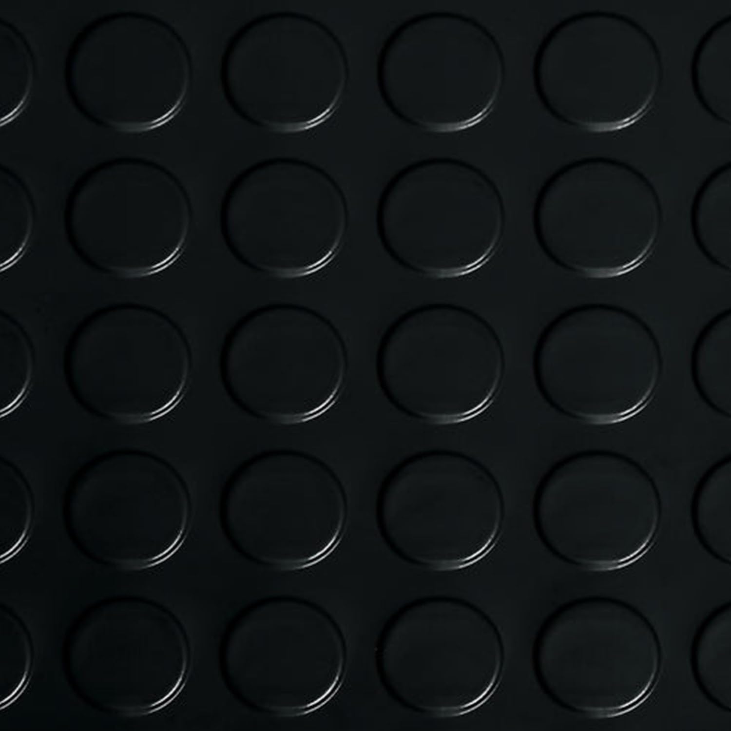 Balissm 2ft 3ft 4ft 5ft 6ft 10ft Black Non-Slip Rubber Flooring Matting Garage Floor Rubber Mat, Heavy Duty Coin Pattern Rubber Mat, Commercial Rubber