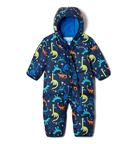Columbia Baby Snuggly Bunny Bunting, Collegiate Navy Skisaurus, 12/18