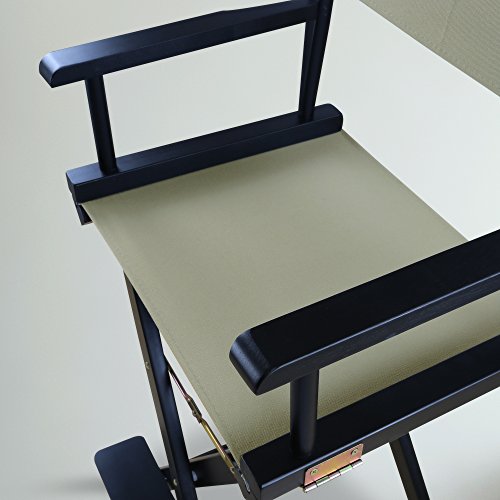 Casual Home 230-02/021-18 30" Director's Chair Black Frame-With Grey Canvas, Bar Height #TOP1