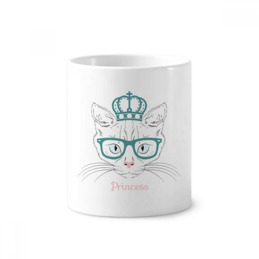 Mug Chat Blanc Princesse Céramique Anti Bureau Encombré - 3