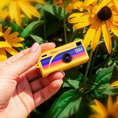 Image of Mini Keychain Digital Camera, 1080P HD Video Recorder, Mirco Thumb Camera, Digicam,Video Recording,Bag Charm for Vlog Kids Adult Students (BG22)