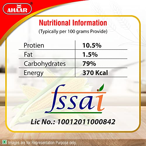 Ahaar Makki Atta 10kg | Corn Flour | Maize Flour Loose