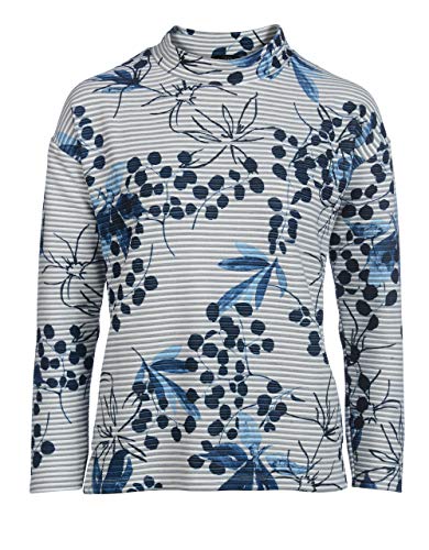 Preisvergleich Produktbild Bexleys Woman by Adler Mode Damen Sweatshirt grau / Marineblau / Jeansblau M