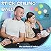 12pcs 2.4in Lumi Balls,Dream Balls,Glow in The Dark Sticky Ball That Stick to The Ceiling,Elevated Stress Balls for Kids and Adults,Stocking Stuffers,ASMR Cool Stuff for Teens