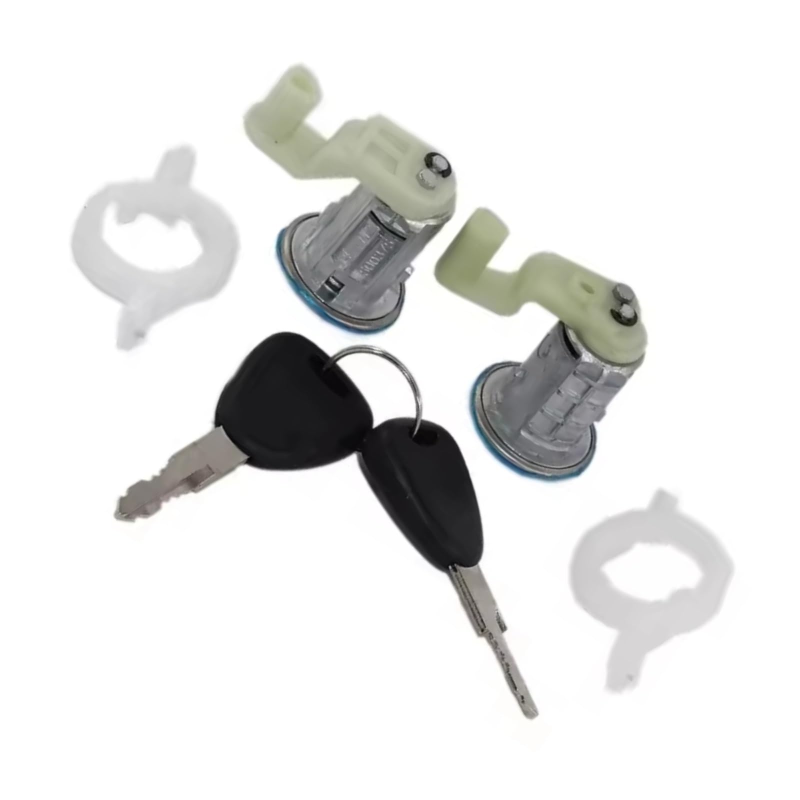 Bloccheto Accensione Compatibile Con Clio Per Scenic Per Master Cilindro Della Serratura Porta Coppia 7701472806 Due Chiavi Uguali Per Auto Accessori Per Ricambi
