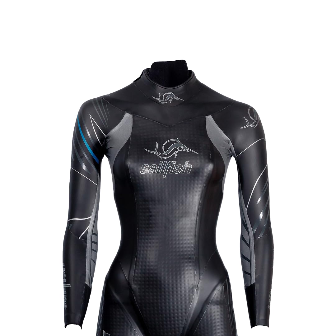 sailfish® Neoprenanzug Damen | Ultimate IPS Plus 4 | Hochleistungs-Triathlon Wetsuit mit maximaler Flexibilität & Geschwindigkeit | Wettkampfanzug für ambitionierte Triathletinnen
