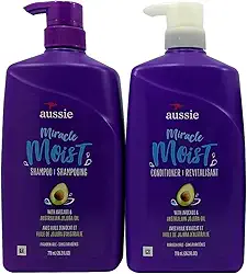 Aussie Moist Shampoo + Cond Abacate E Óleo De Jojoba 778ml