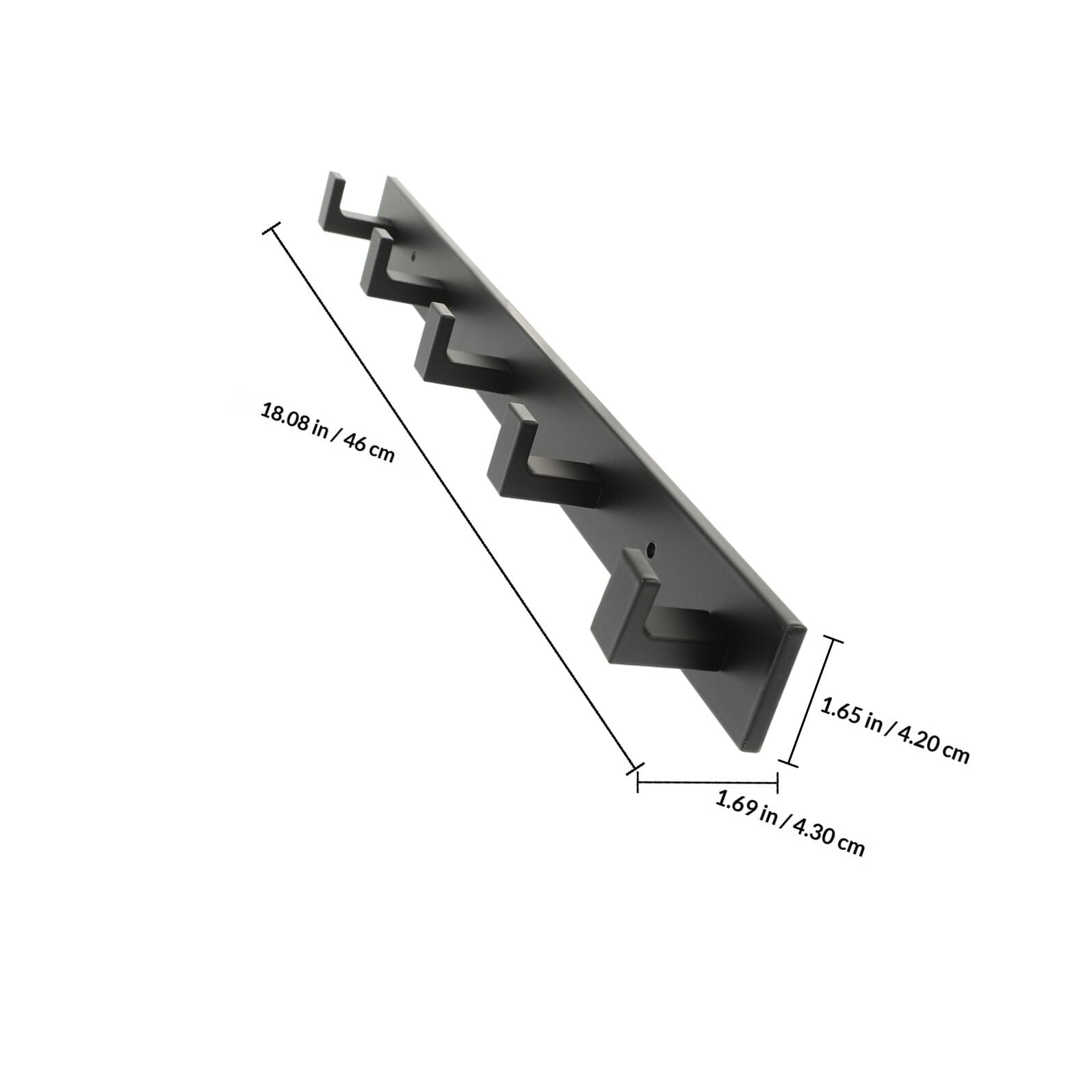 SUPVOX Ganci Adesivi da Parete in Alluminio, Set 5 Pezzi, Ganci Porta Asciugamani e Cappotti per Bagno e Cucina, senza Foratura, Multiuso per Casa e Ufficio