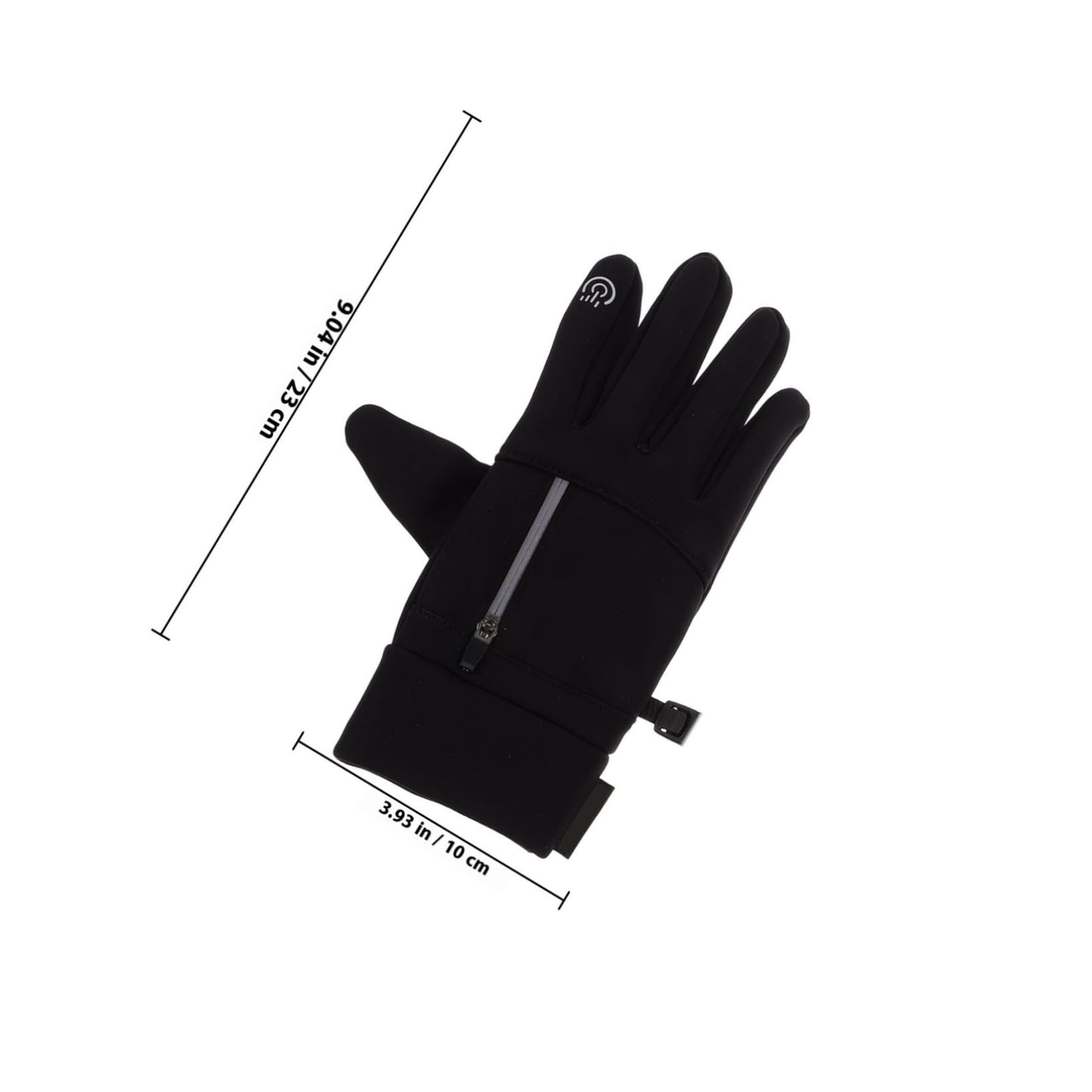 BESPORTBLE Guanti Antivento Guanti Da Guanti Da Lavoro Mens Guanti Guanti Senza Dita Guanti Touch Screen Mens Guanti Da Sci Guanti Guanti Da Ciclismo Guanti Da Nero Panno Per