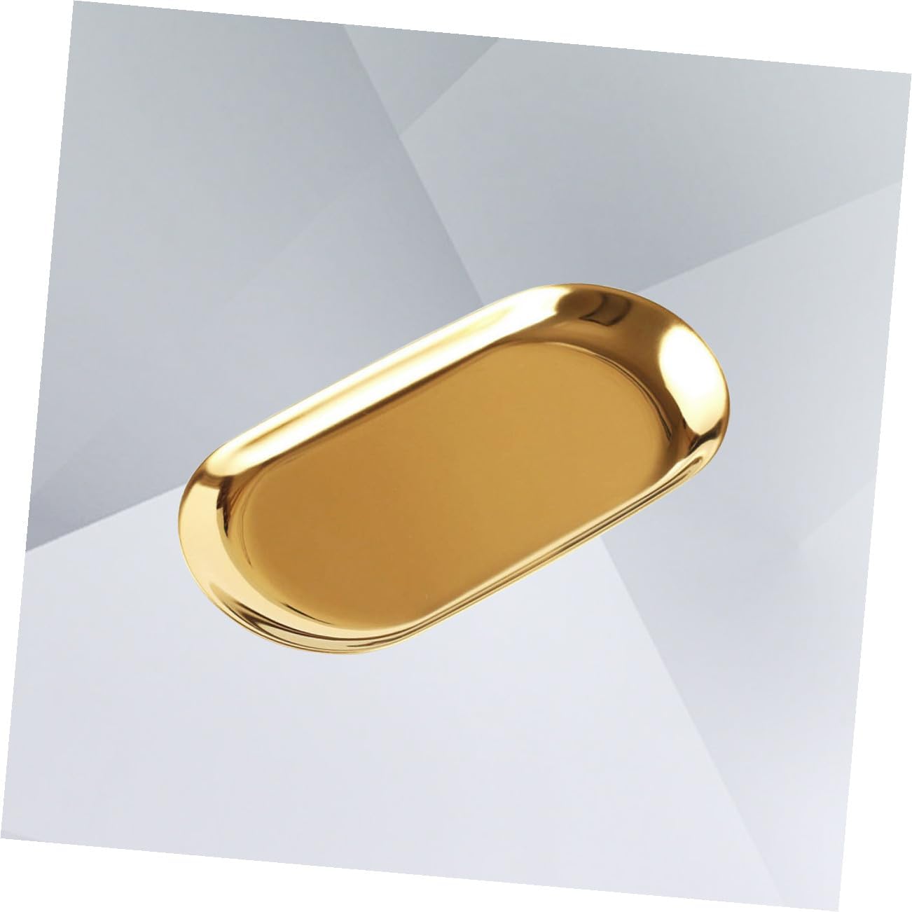 Professional Dental Tray Stainless Steel Gold Towel Tray Flat Snack s Reusable Instrument