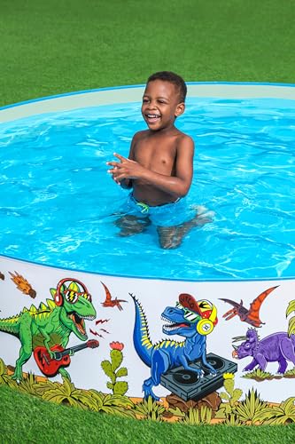 Bestway Fill 'N Fun Planschbecken Dinosaurier, Ø 244 x 46 cm