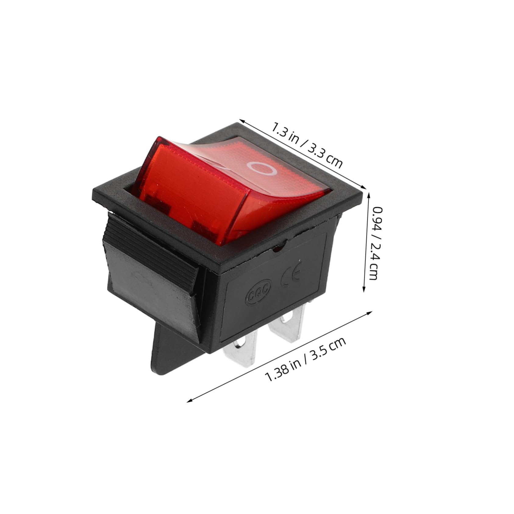 TOPPERFUN Toggle Switches 5 Pack Heavy Duty On/Off Switch Boat Style for Automotive Marine Home Use