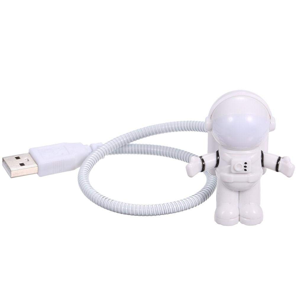 Lovely Astronaut Spaceman USB LED Adjustable Night Light For Computer PC Lamp