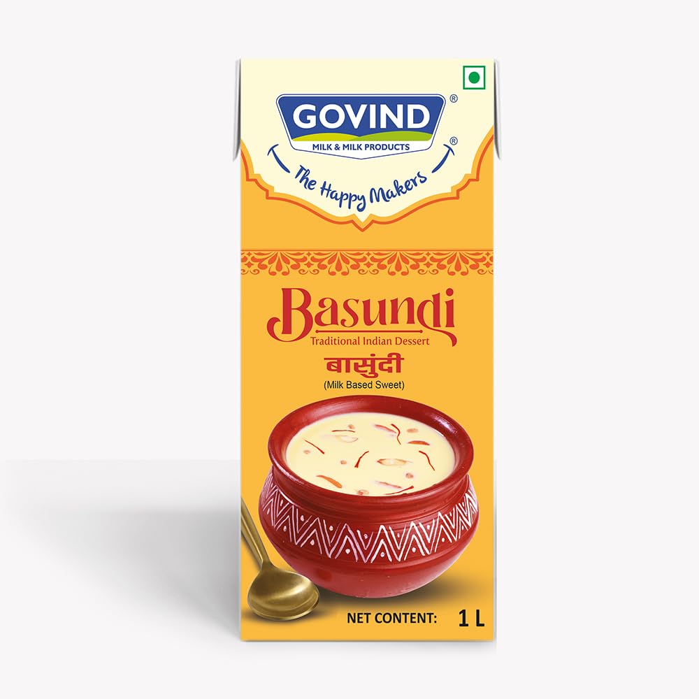 Govind Basundi | Authentic Indian Dessert Mix | 1 Kg Pack | Easy to Prepare | Rich & Creamy Flavor | Made with Milk Solids | Ideal for Festivals & Special Occasions-image-2