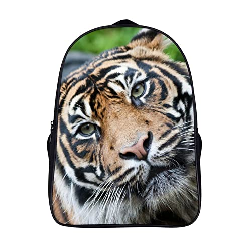 Sac à dos d'école relief tigre 3D cool cartable ergonomique