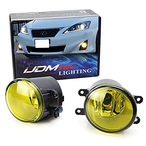 iJDMTOY Selective Yellow Driver Passenger Sides Fog Light Lamps with H11 Halogen...
