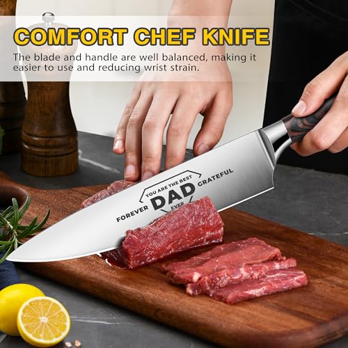 Plys Gifts for Dad Birthday Gift: Gifts for People who Love to Cook Christmas Gifts for Dad Kitchen Chef Knife Presents for Father - Image 4
