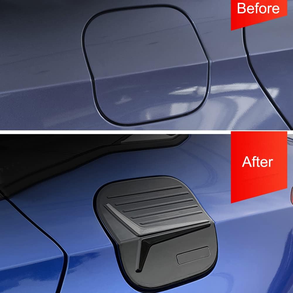for Honda Civic 11th Gen 2022-2023 Glossy Black Oil Fuel Tank Cap Cover Trim 1pcs Car Accessories(Not fit for Hatchback)