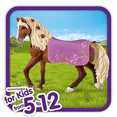 SCHLEICH 42468 Horse Club Spielset - Paso Fino Hengst Pferdeshow, Spielzeug ab 5 Jahren & 42457 - Friese Hengst… – Bild 4