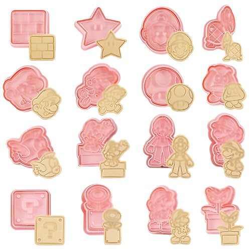 guobinZH 16 Stück Ausstechformen Ausstecher Set 3D Cartoon Cookie Cutter — Empfehlung für Tierförmige Plätzchen