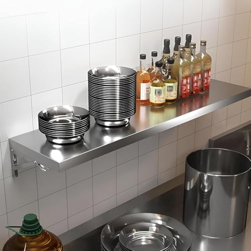 Table pliante murale pour cuisine et bureau, solution gain de place pratique - 3