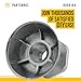 PartsBroz 8066184 WP8066184 Dryer Motor Pulley for Whirlpool Dryer Motor Pulley Replacement, Kenmore, Maytag, Amana, KitchenAid, Roper RED4516FW0 WED4815EW WED4815EW1 Model NED4655EW1 PS11744884