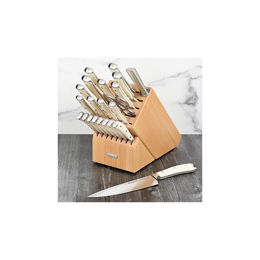 Wusthof Classic Ikon Creme 23 Piece Knife Block Set