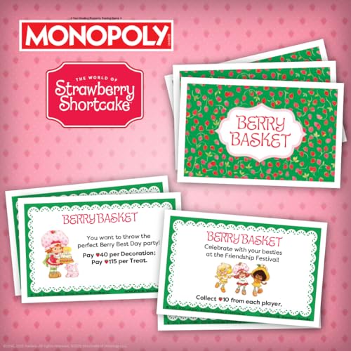 Monopoly: Strawberry Shortcake Juego de Mesa miniatura 7